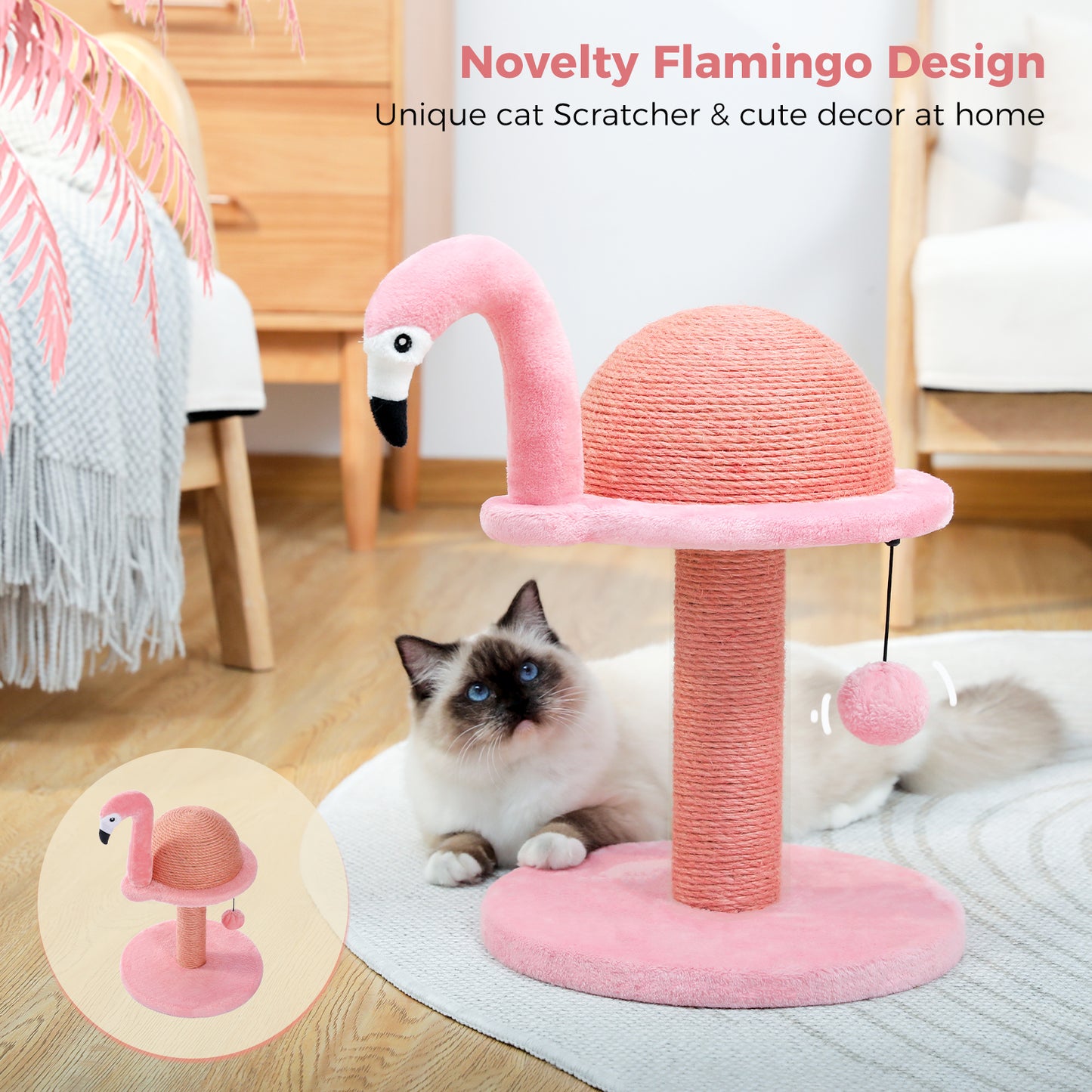 PAWZ Road Flamingo Kratzbaum 48cm